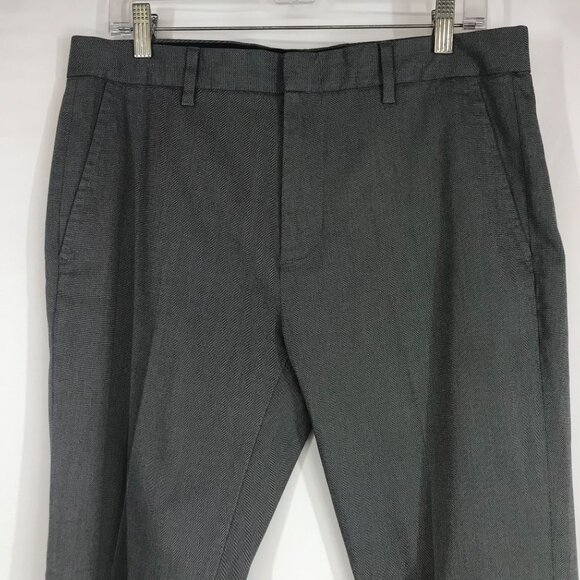 BONOBOS - MEN'S 33 X 30 - GRAY COTTON BLEND TUESDAY TAILORED PANT - Picture 2 of 9